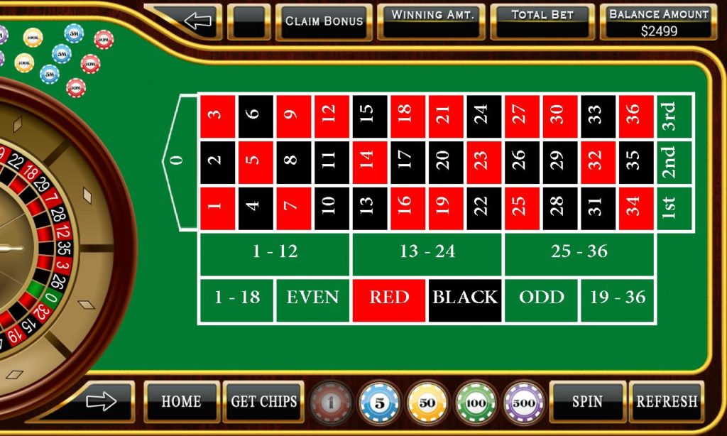 free roulette game online